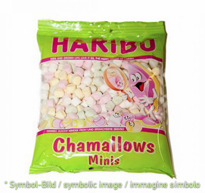 chamallows haribo - bag 0,2 kg - childrens ice-cream paste