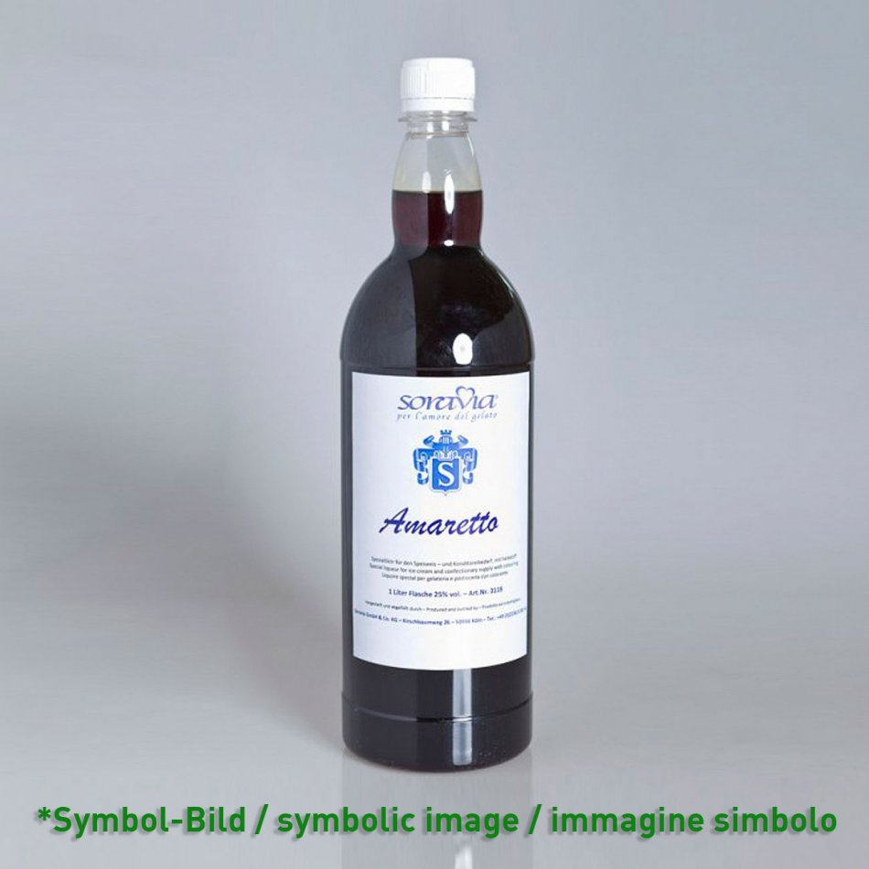  Amaretto 25Vol%  - Flasche 1 Liter - Likör Eisliköre