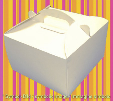to go box, white - Space for 4 cups - box 50 pieces
