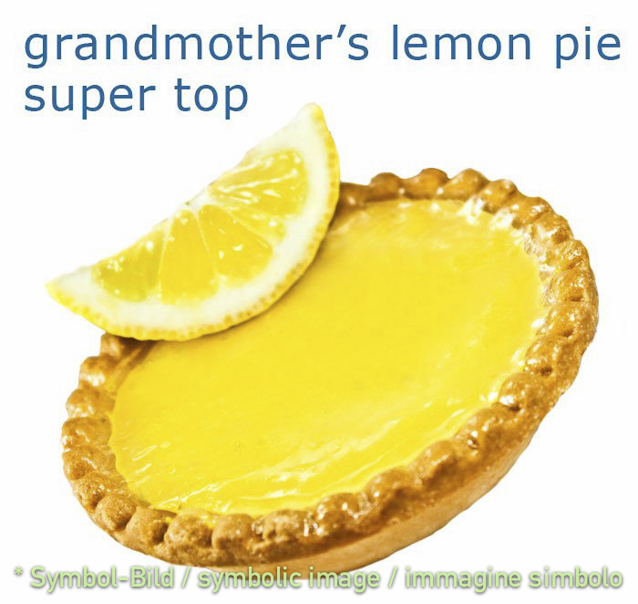 grandmothers lemon pie - tin 3 kg - Super Top Variegates
