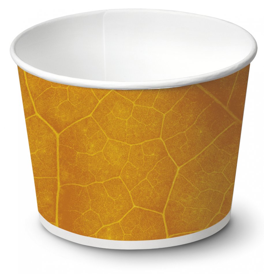 biodegradable Ice cream cup / Typ 450 / 1140 pieces - Ice cup biodegradable paper